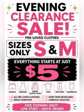 Closet Clearance All Outfit Starts at $5